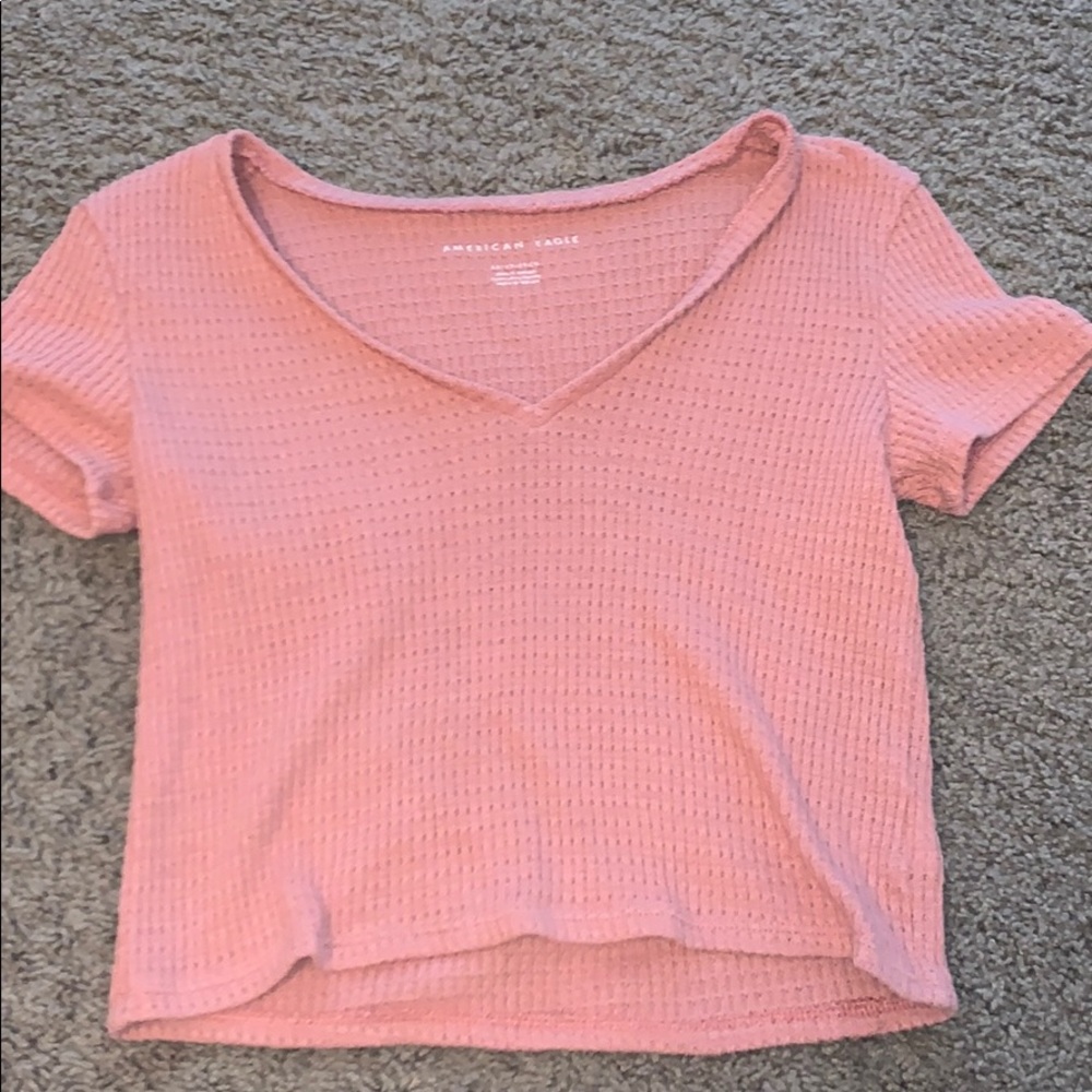 American Eagle Pink Baby T Shirt